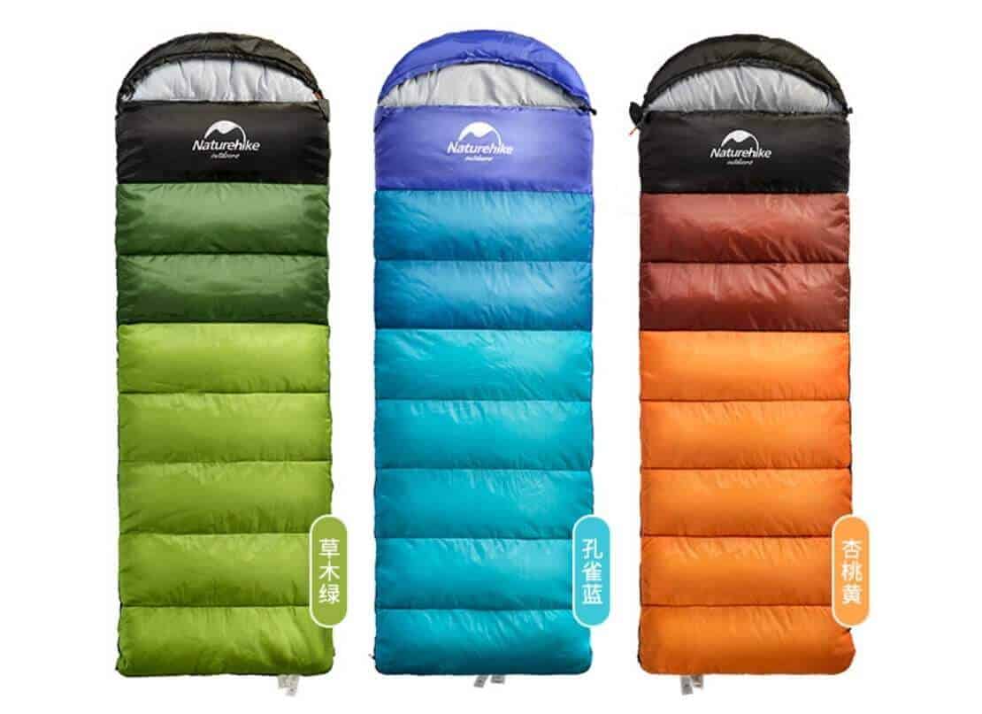 mẫu túi ngủ cho mùa đông naturehike