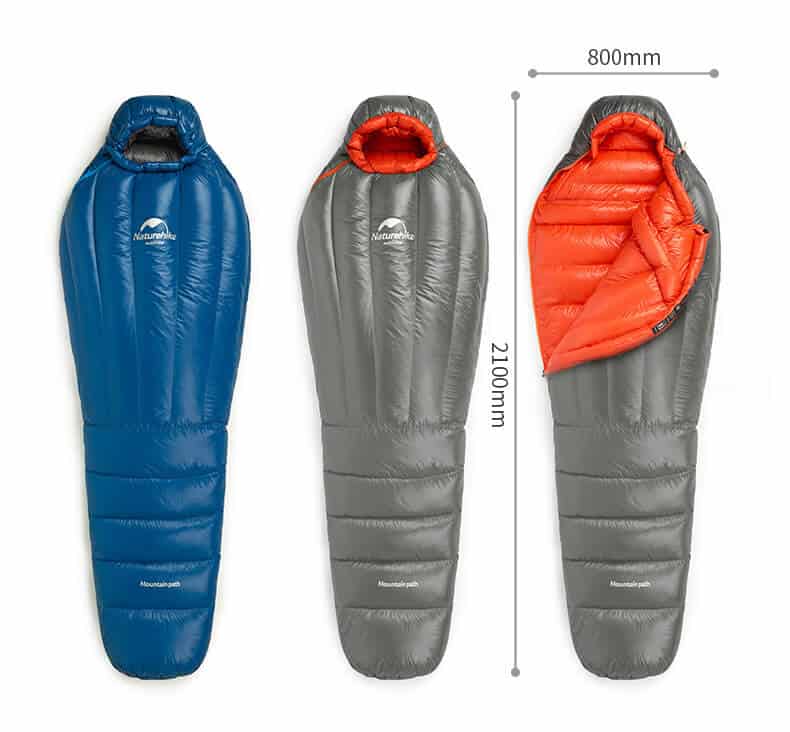 Túi ngủ cao cấp lông vũ naturehike NH17U800-L