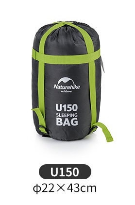 túi ngủ đa năng U150 sau khi nén gọn
