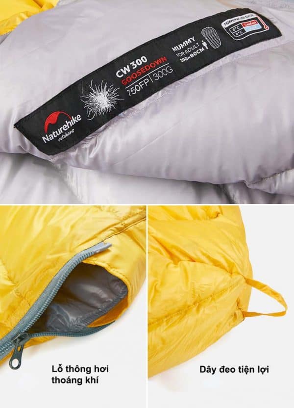 túi ngủ naturehike nhập khẩu